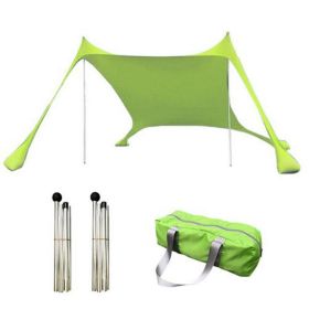 3 colors Beach Shade Tent UV Protection Camping Outdoor Portable Beach Tent Sun Shading Awning Beach Tents Sun Shade Set