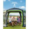 Dual-Use Pop Up SUV Tent for Camping, 12x12 Ft Outdoor Gazebo Screen Tents, SUV Tailgate Tent for Family Vehicle Camping