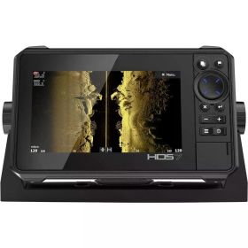 Fish Finder, Multi-Touch Screen, Live Sonar Compatible, Preloaded C-MAP US Enhanced Mapping, Live Fish Finder