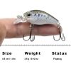 5pcs Fishing Lures Set Hard Body Lures with Treble Hook