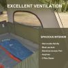 Tent 6/8 Person Camping Tents, Weatherproof Family Dome Tent with Rainfly, Large Mesh Windows, Wider Door, Easy Setup