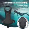 Professional Chest Loading Pad Neoprene Diving Breast Vest Adjustable Spearfishing Spearguns Spear Fishing Diving