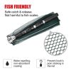 130CM Aluminum Alloy Fishing Net Telescoping Foldable Landing Net Retractable Pole for Carp Fishing Tackle Catching Releasing