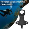 Professional Chest Loading Pad Neoprene Diving Breast Vest Adjustable Spearfishing Spearguns Spear Fishing Diving