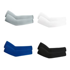 4 Pairs UV Sun Protection Arm Sleeves, Sports Cooling Arm Compression Sleeves (Color: style 5)