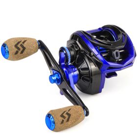 Sougayilang Baitcasting Reel 9+1BB Magnetic Brake System 8KG Max Drag Super Light Fishing Reel for Saltwater Freshwater Fishing (Color: Deep Blue)