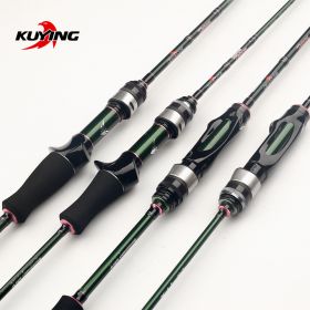 KUYING Teton 1.75m 5'10" 1.8m 6'0" Carbon Spinning Casting Stream Fast Speed Action Soft Lure Fishing Rod Pole Stick Cane (length: TTC510S)