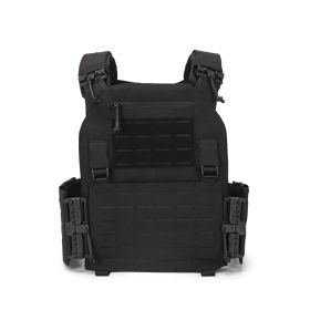 EMERSONGEARS LAVC 1000D Nylon Fabric full protect quick release laser cutting Tactical vest (Color: Black)