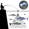 Multi Size Fishing Trap; Mesh Net With Luminous Beads For Night Shoal Fishing