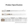 KUYING TETON 1.56m 1.8m 1.86m 1.9m 1.92m 1.98m Super Ultra Soft Light Baitcasting Casting Spinning Lure Fishing Rod Pole Combo