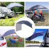 Outdoor Waterproof Tent Awning Durable Car SUV Sedan Camping Anti-UV Tent For Self-driving Camping Traveling Sun Shade Dropship