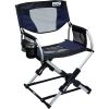 Pico Arm Chair, Folding Director's Chair with Carry Bag 21.7"D x 20.9"W x 33.9"H