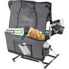 Pico Arm Chair, Folding Director's Chair with Carry Bag 21.7"D x 20.9"W x 33.9"H