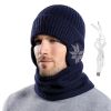 USB Heated Beanie Hat Scarf Fishing Hats Skullies & Beanies USB Heated Hat Cold Weather Scarves For Thanksgiving Christmas New