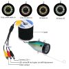 Double lamp 7inch Fish Finder Underwater Fishing Camera 15pcs White LEDs+15pcs Infrared Lamp 1080P 15M Camera For Ice Fishing